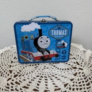 Thomas The Train Tank Engine No 1 Railway Square All Tin Lunch Box Blue 8x6